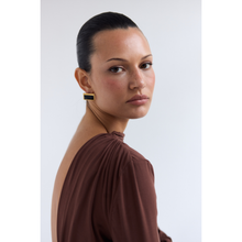 Archer Rectangle Earrings | Gold-Plated on Brass