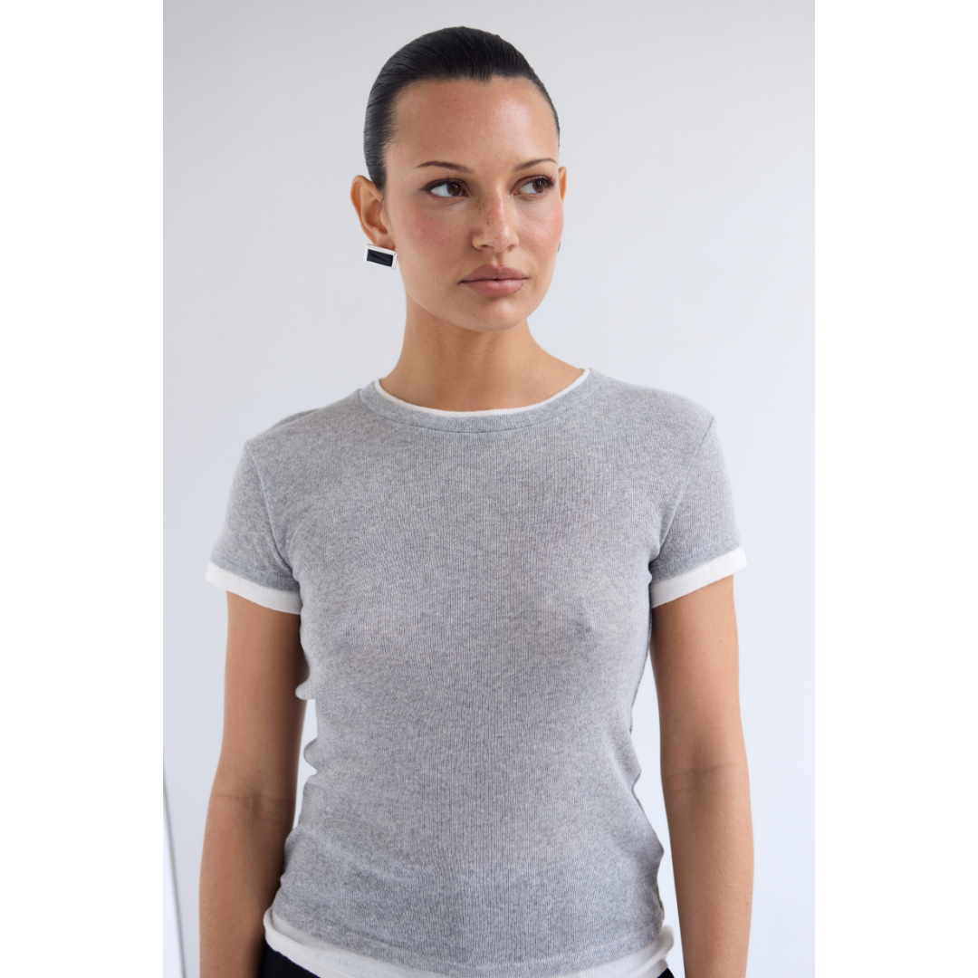 Archer Rectangle Earrings | Silver Plated