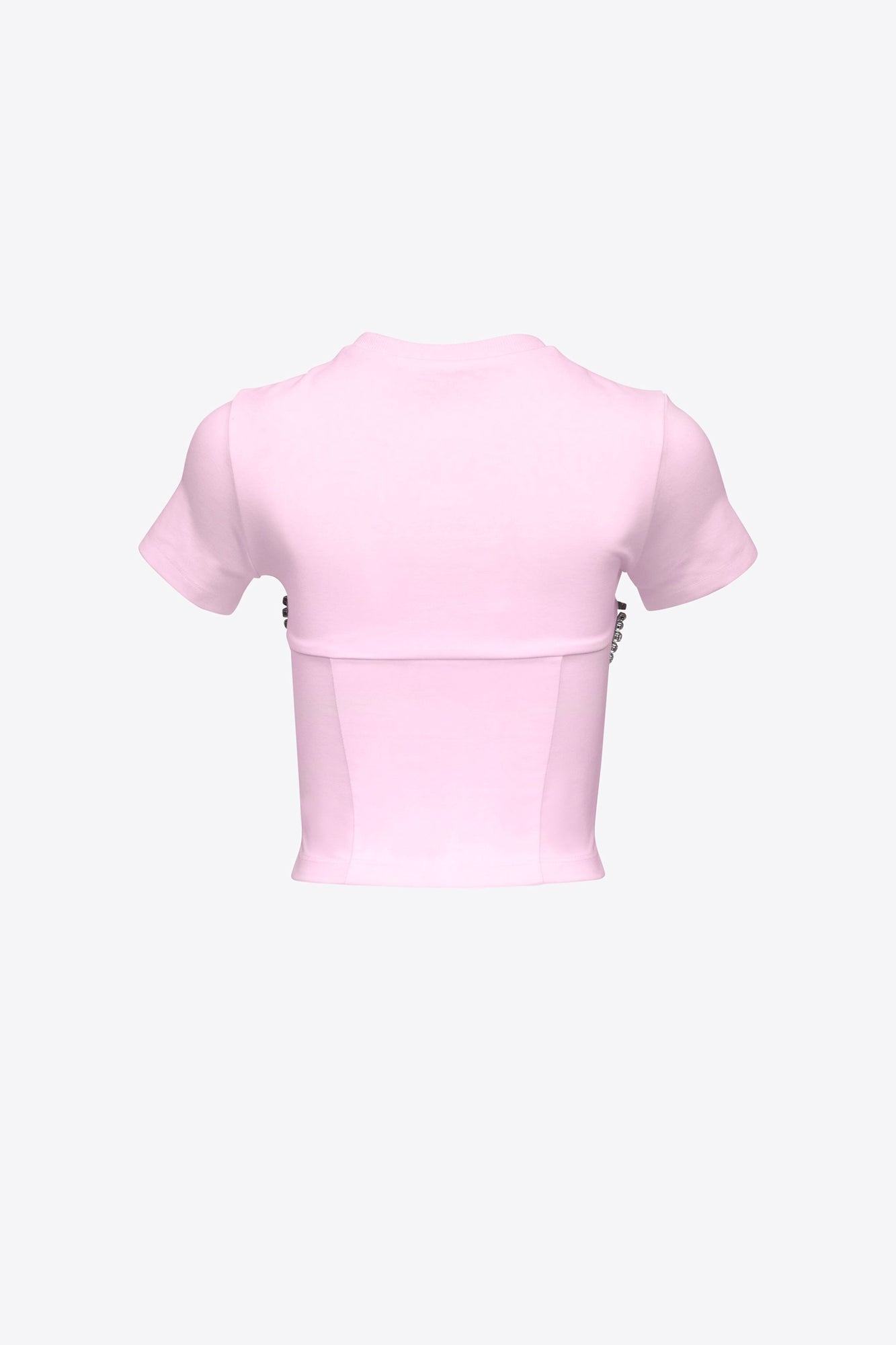 Crystal Bustier Cup T-Shirt | Pale Pink