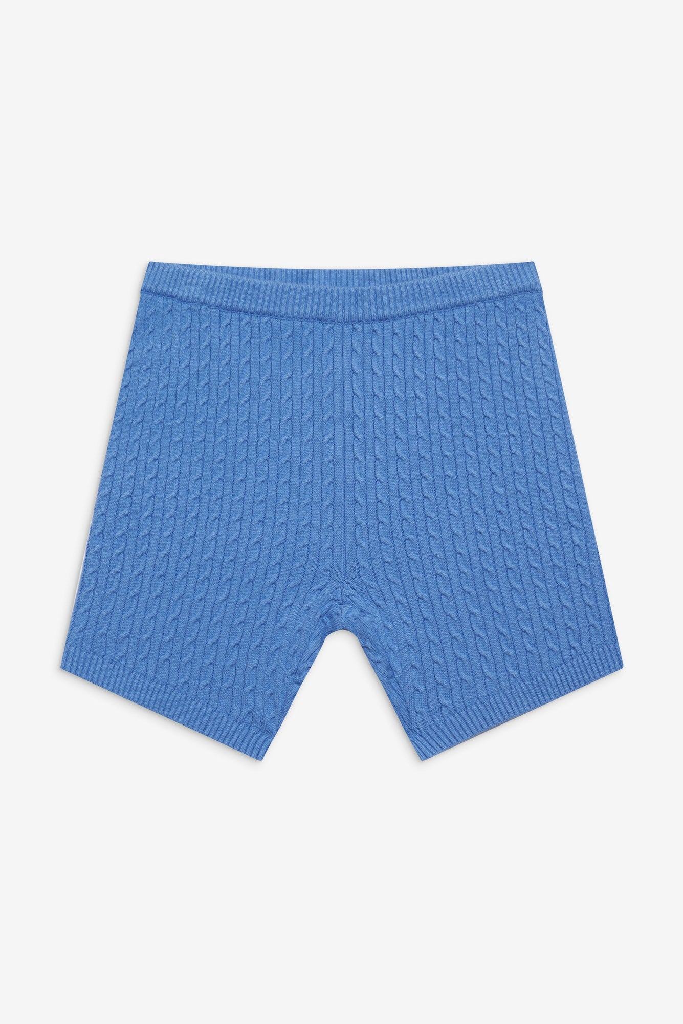 Ariel cable knit shorts blue moon