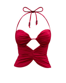 Arlo Corset Top | Raspberry