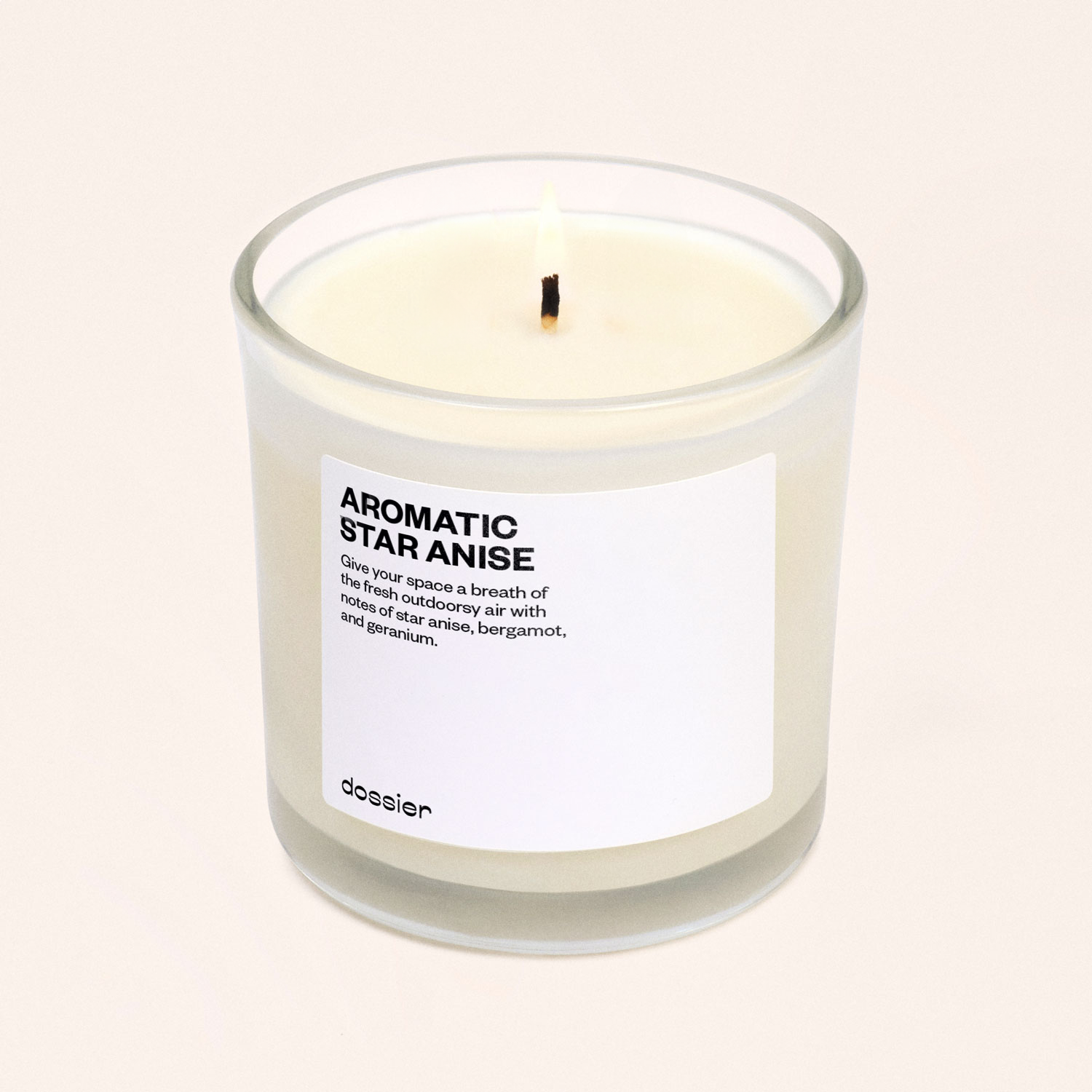 Aromatic Star Anise Candle | Dossier Original (9 oz)