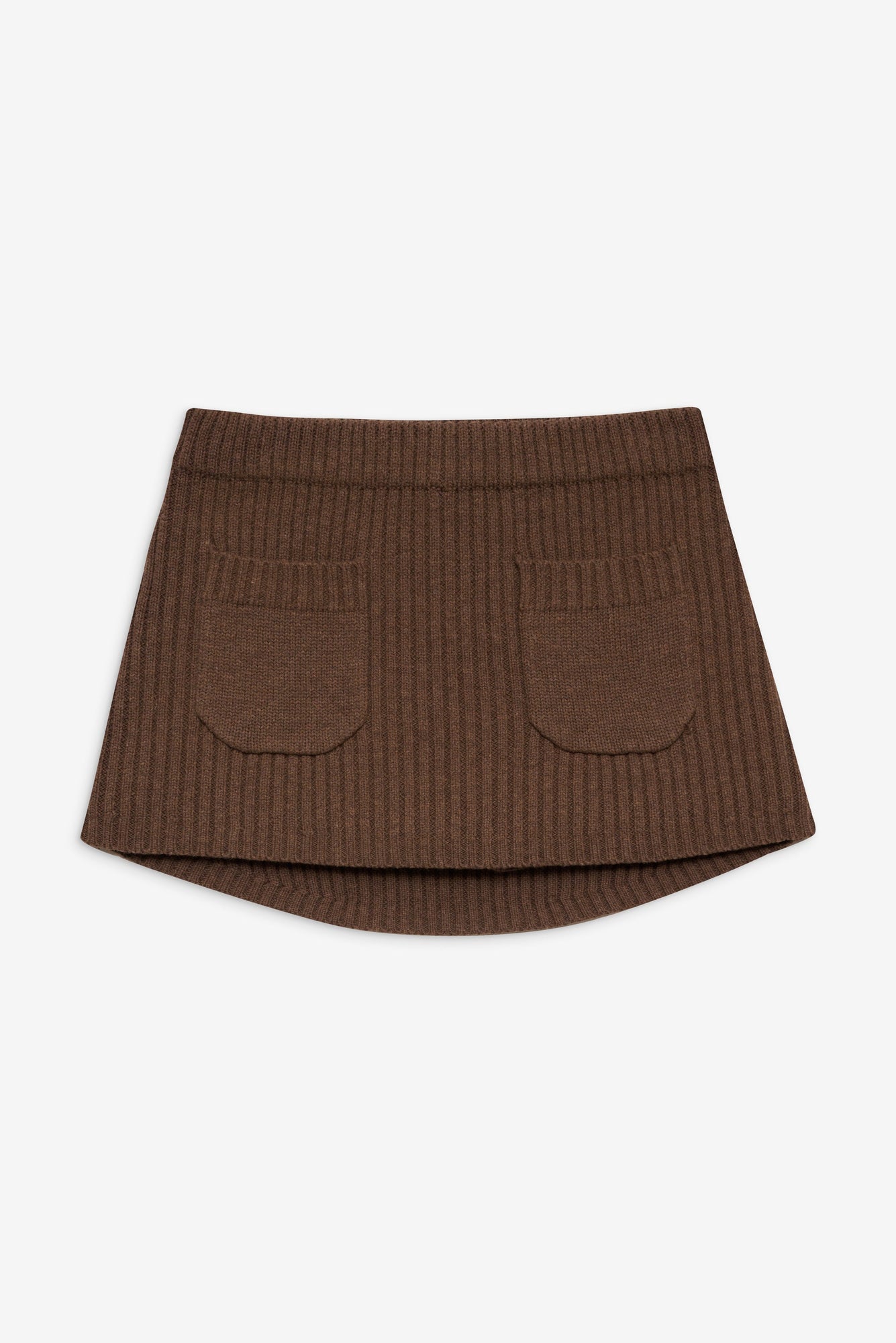 Ashton Knit Mini Skort in Maple