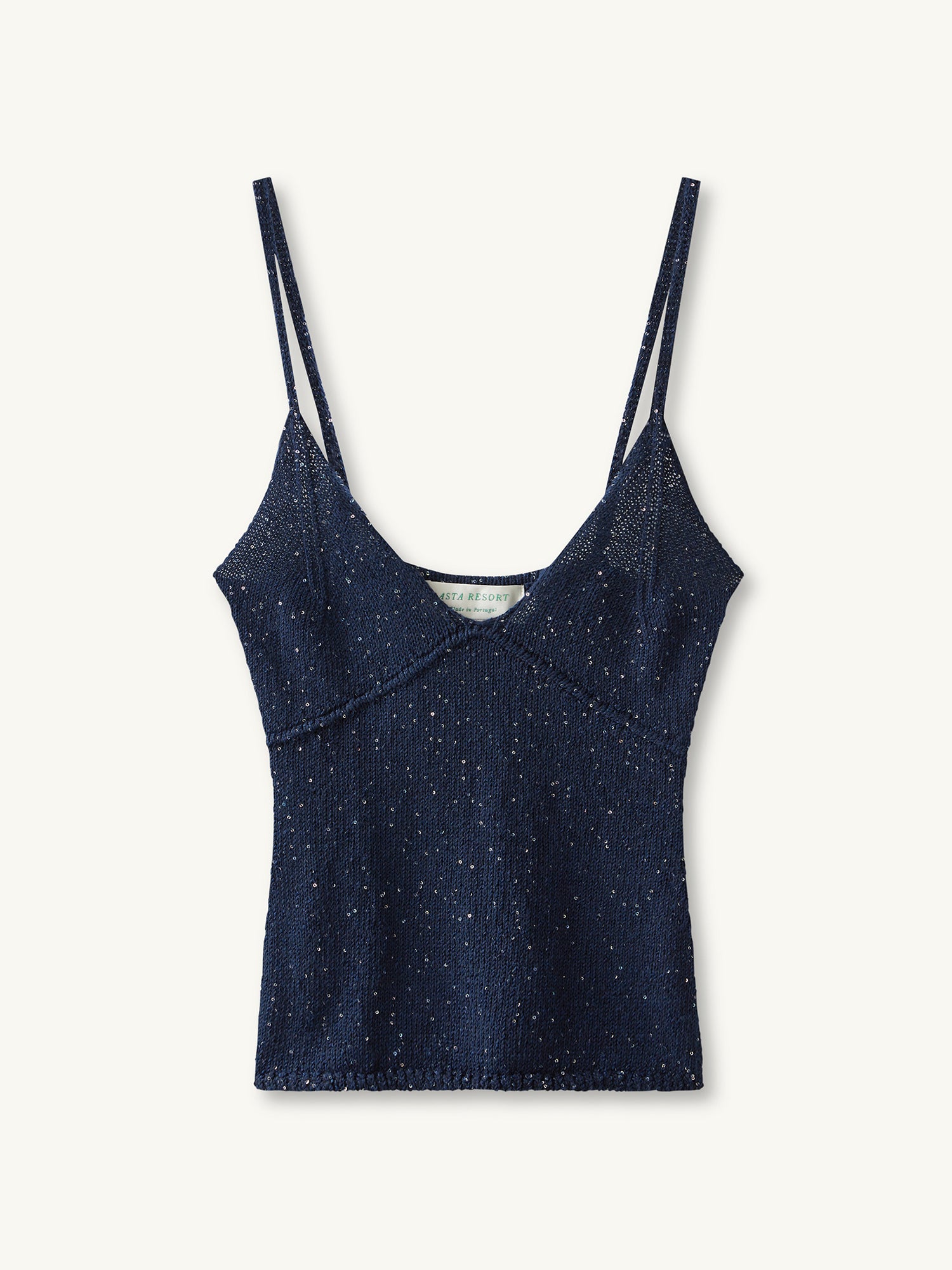 Carolina Camisole | Navy Blue Sequin