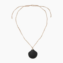 Aster Necklace | Black Ceramic Shell