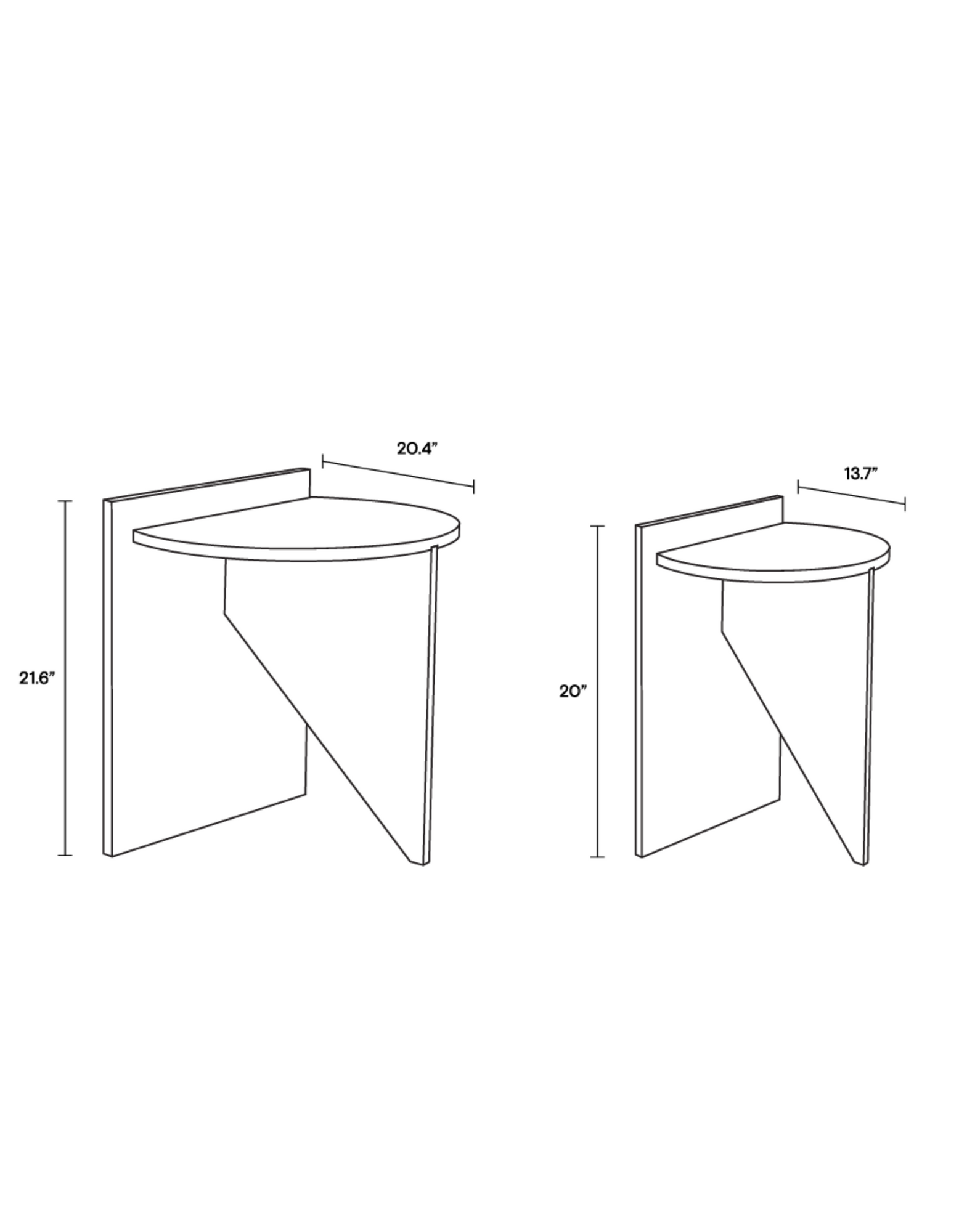 Contrast Table Medium | Caspian