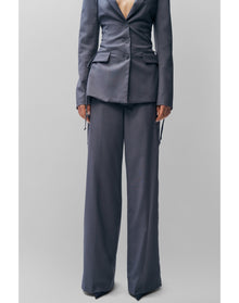 Athalia Trouser | Stone Grey