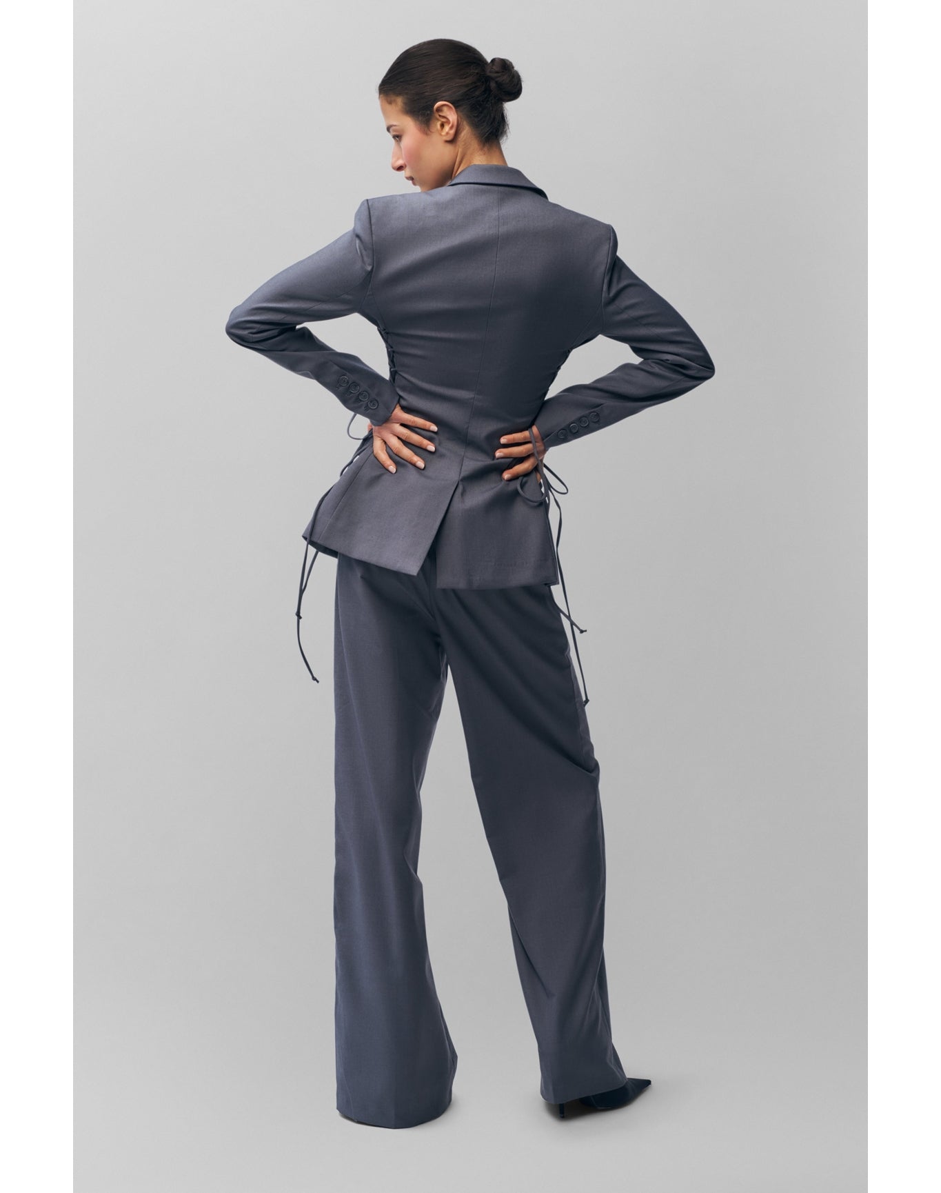 Athalia Trouser | Stone Grey