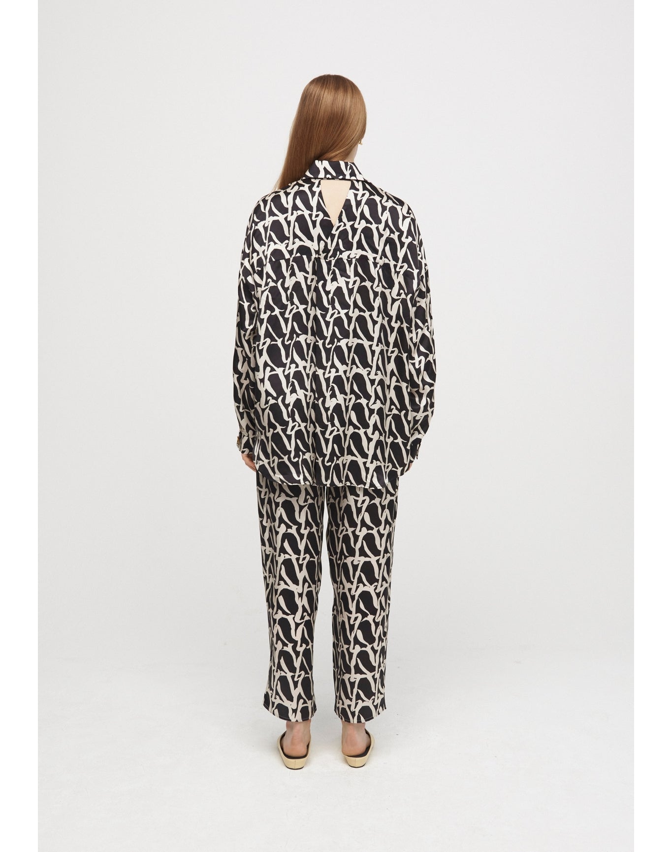 Aurella | Drawstring Pants | Oreo