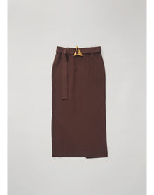 Avalon | Knitted Skirt | Dark Chocolate