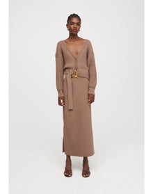 Avalon | Knitted Skirt | Hazelnut