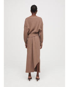 Avalon | Knitted Skirt | Hazelnut