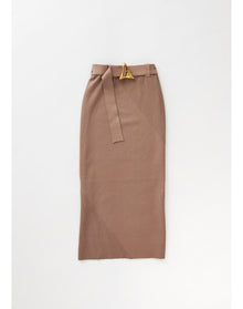 Avalon | Knitted Skirt | Hazelnut