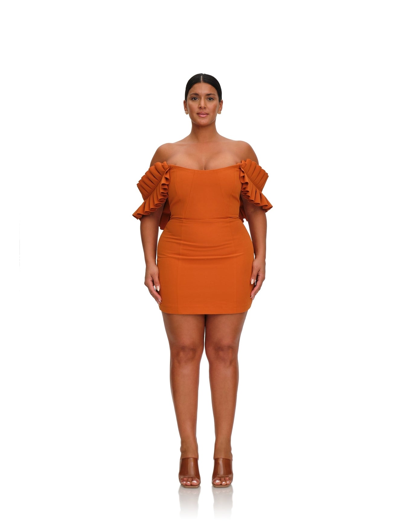 Azo Dress | Tangerine