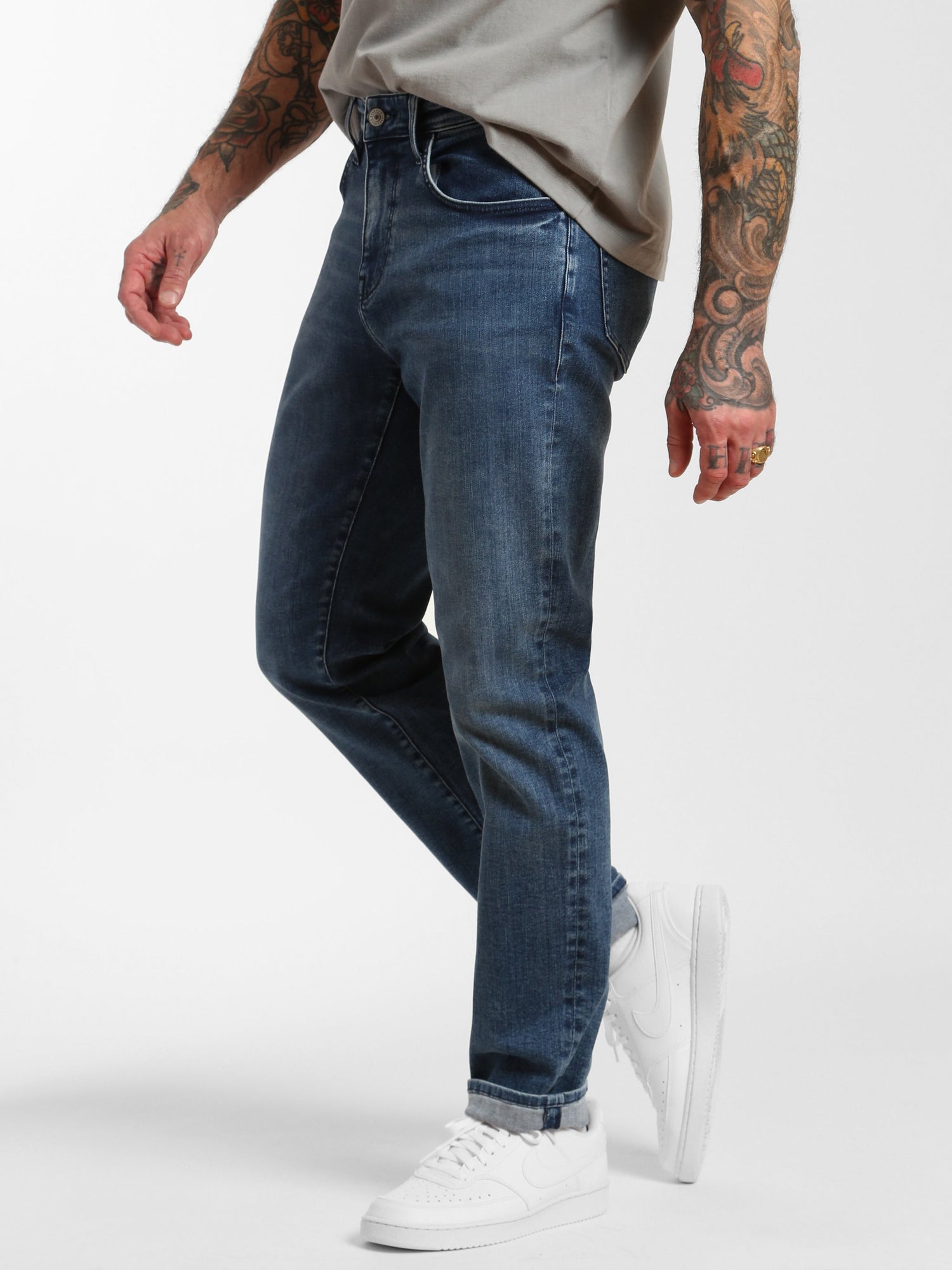 Mens | Franklin Athletic Fit Jeans | Light Foggy Denim