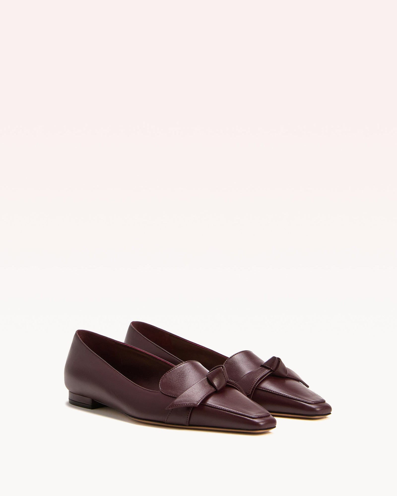 Clarita Square Loafer | Dark Plum