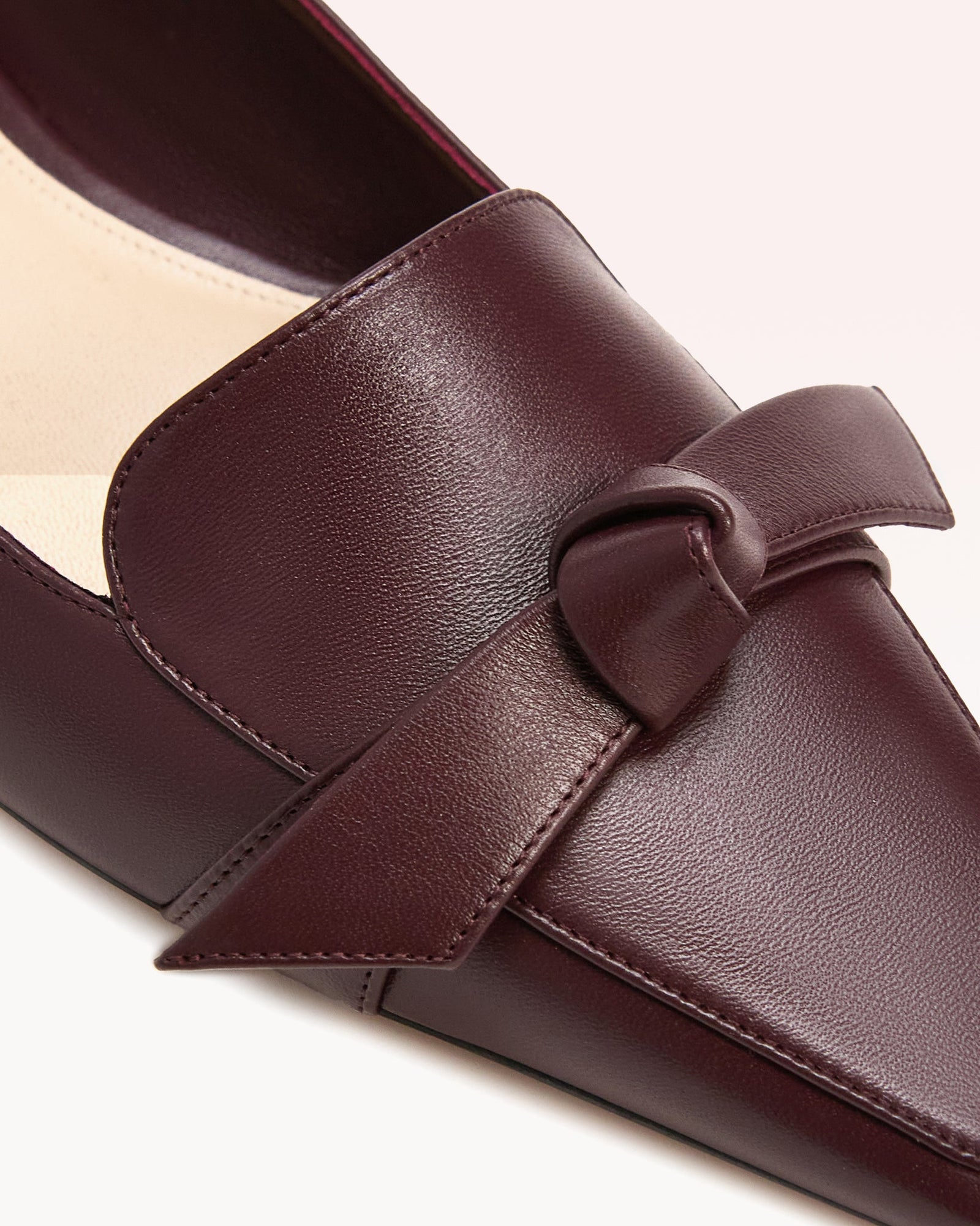 Clarita Square Loafer | Dark Plum