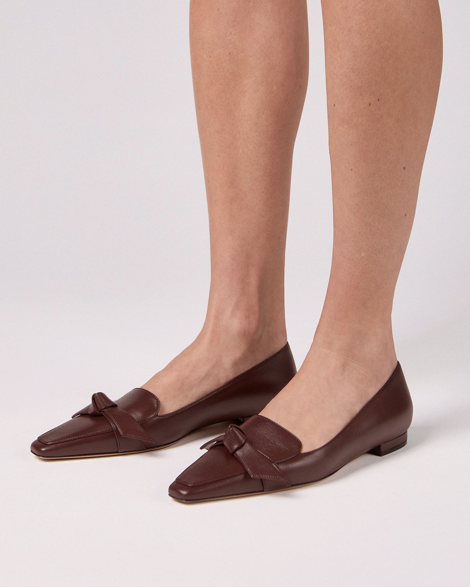 Clarita Square Loafer | Dark Plum