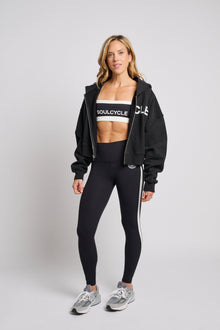 Women | Soul By SoulCycle | Marissa Zip Hoodie Soulcycle | Black