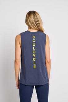 Women | Soul By SoulCycle | Evelyn Tank Wheel | Navy
