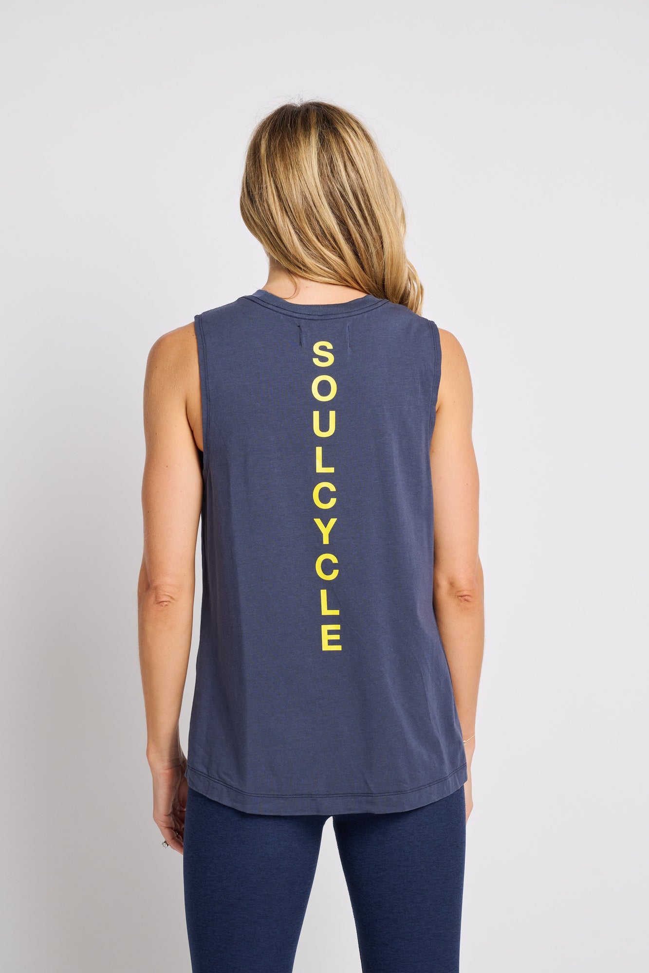 Women | Soul By SoulCycle | Evelyn Tank Wheel | Navy