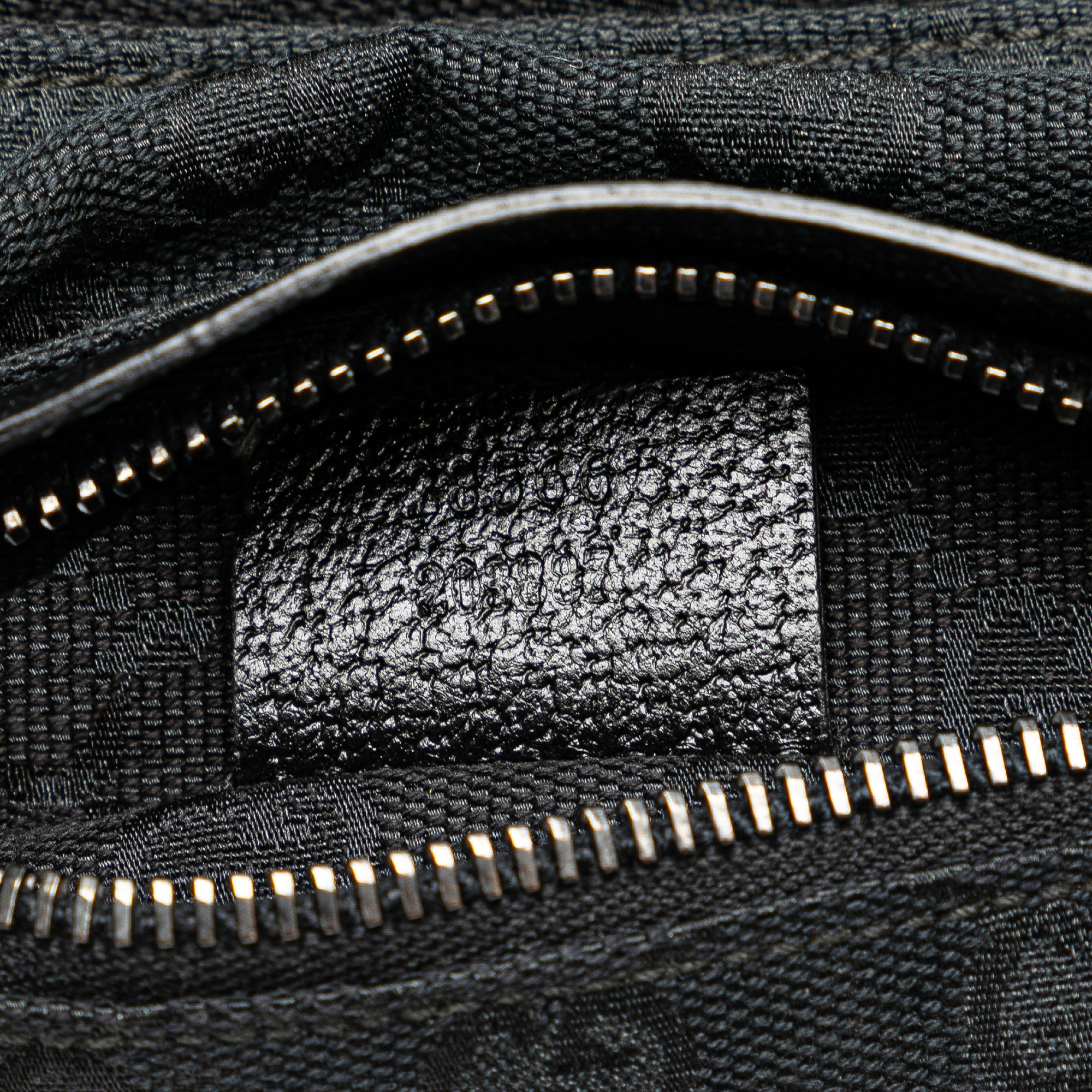 Gucci | Pre-Owned GG Canvas Double Pocket Belt Bag | Black