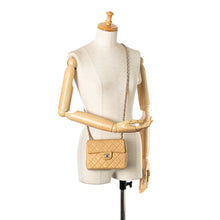 Chanel | Pre-Owned Mini Square Classic Lambskin Single Flap | Brown/Light Brown