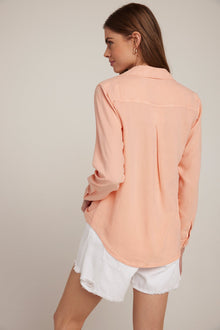 Classic Button Down | Sunset Coral