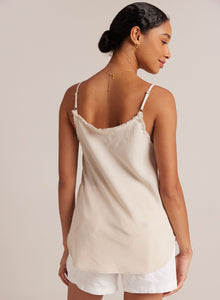 Frayed Cami | Soft Tan