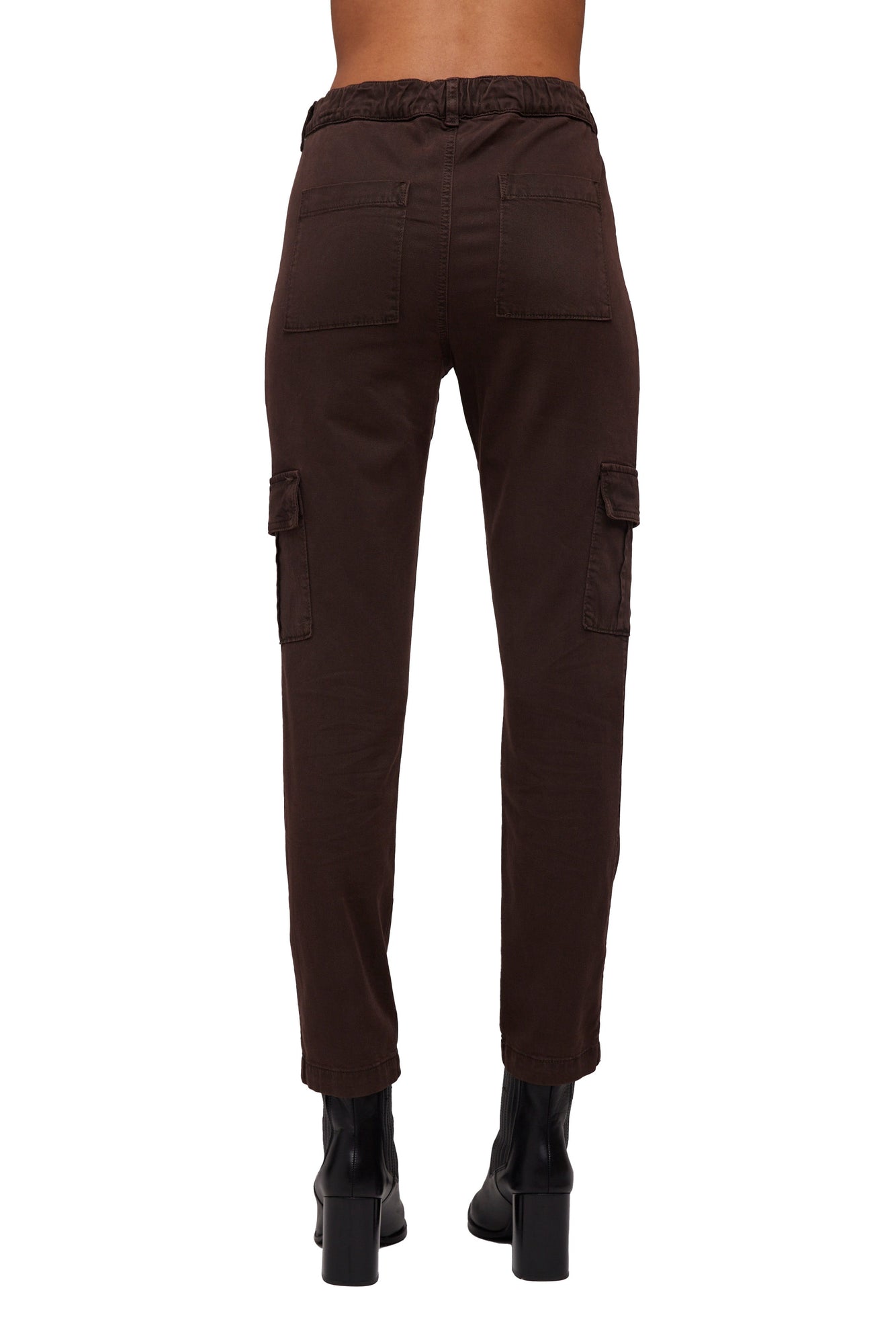 Jenna - Cargo Trouser - Rich Chocolate