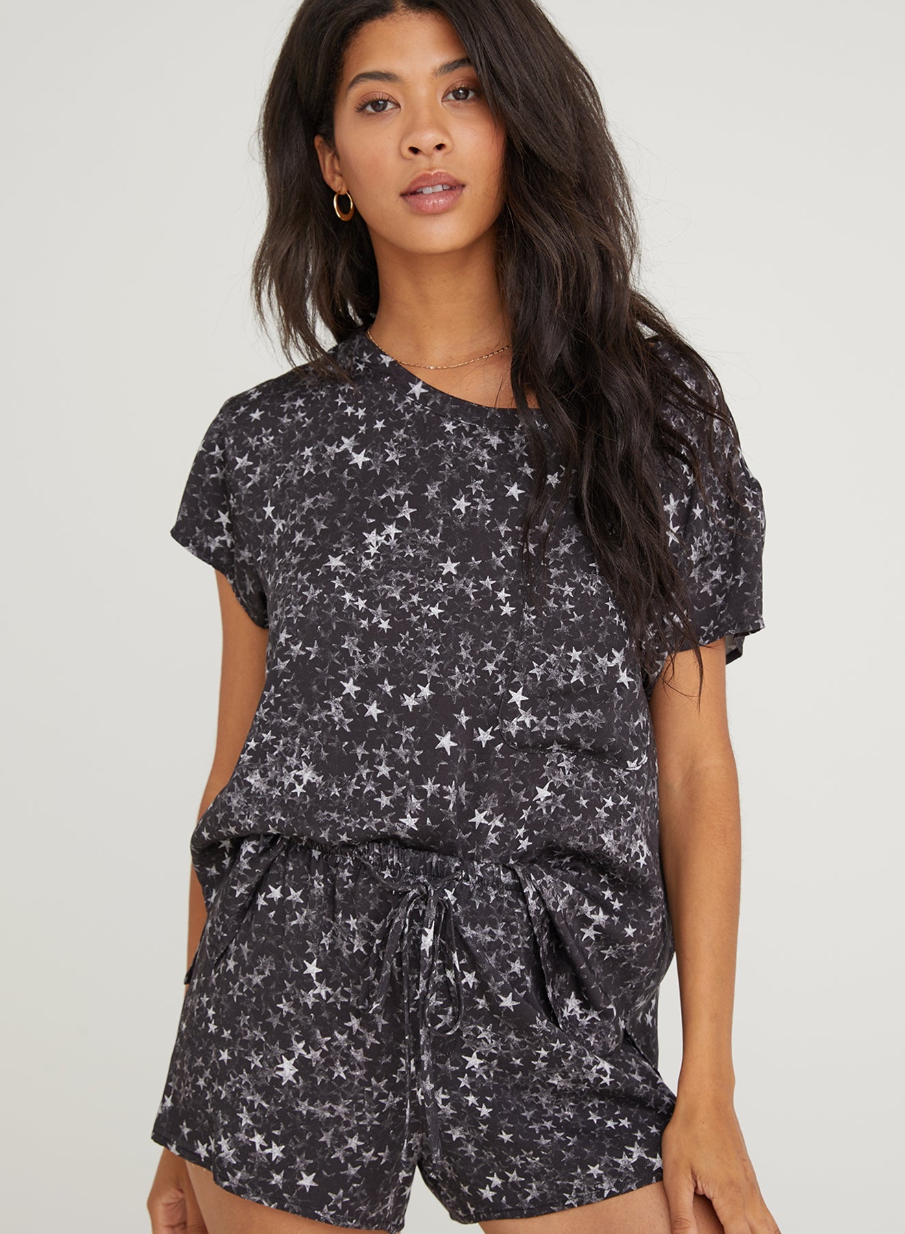 Flowy Short | Stardust Print