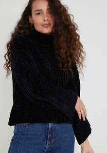 Turtleneck Sweater - Black