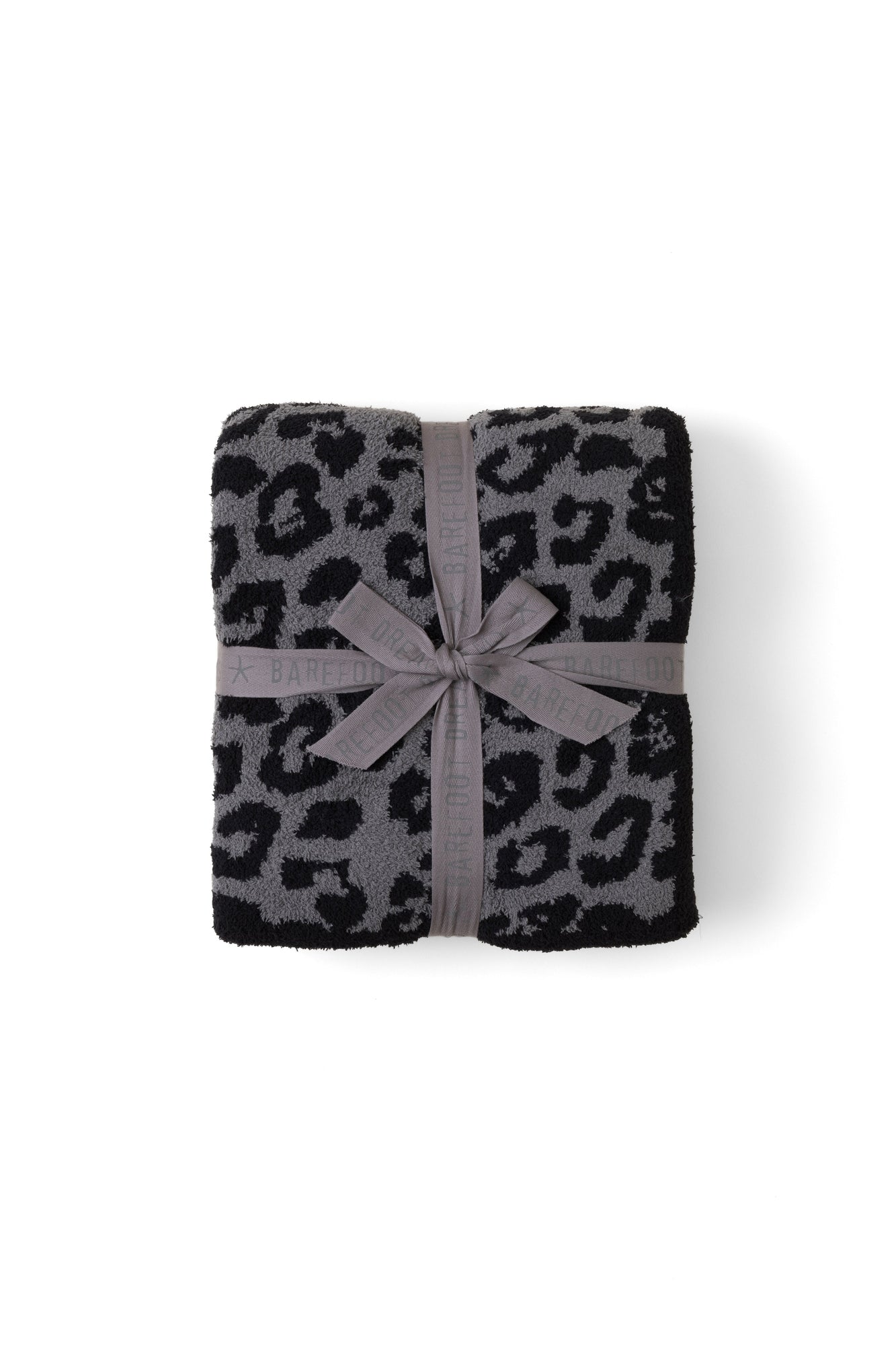 CozyChic Barefoot in the Wild Adult Throw - Leopard | Charcoal/Black