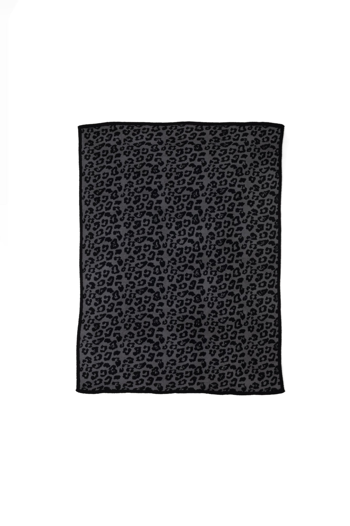 CozyChic Barefoot In The Wild Adult Throw Leopard | Charcoal/Black