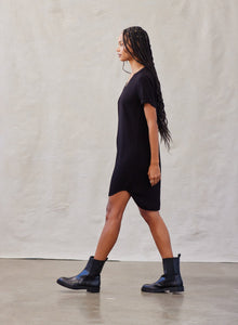 V Neck Dress | Vintage Black