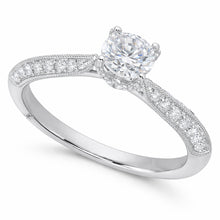 1.50 CT Round Natural Diamond | Engagement Ring | 18K White Gold | I Color | I1 Clarity