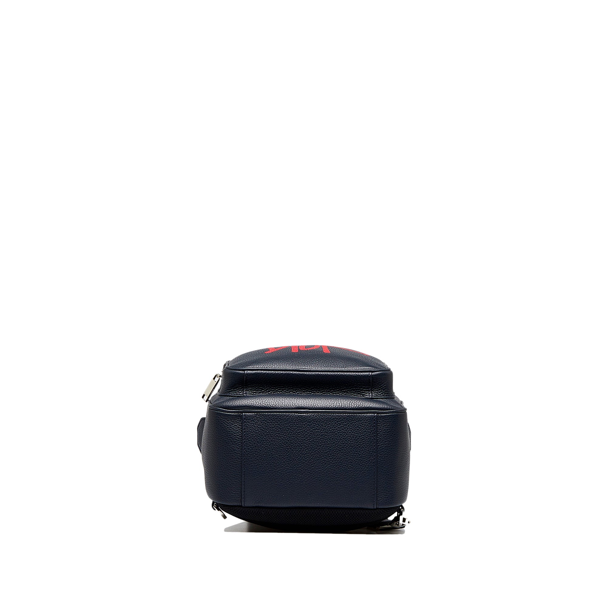 Dior | Pre-Owned Shawn Stussy Grained Calfskin Year of the Ox Sling Bag | Blue/Navy