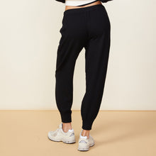 Merino Wool Sweater Jogger | Women | Black