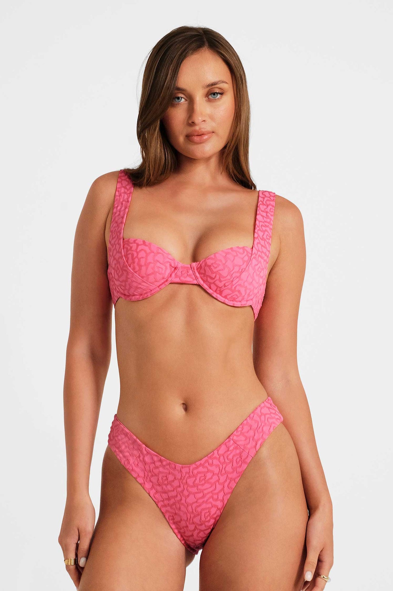 Women | Tiana Underwire Top | Rosy Glow Jacquard