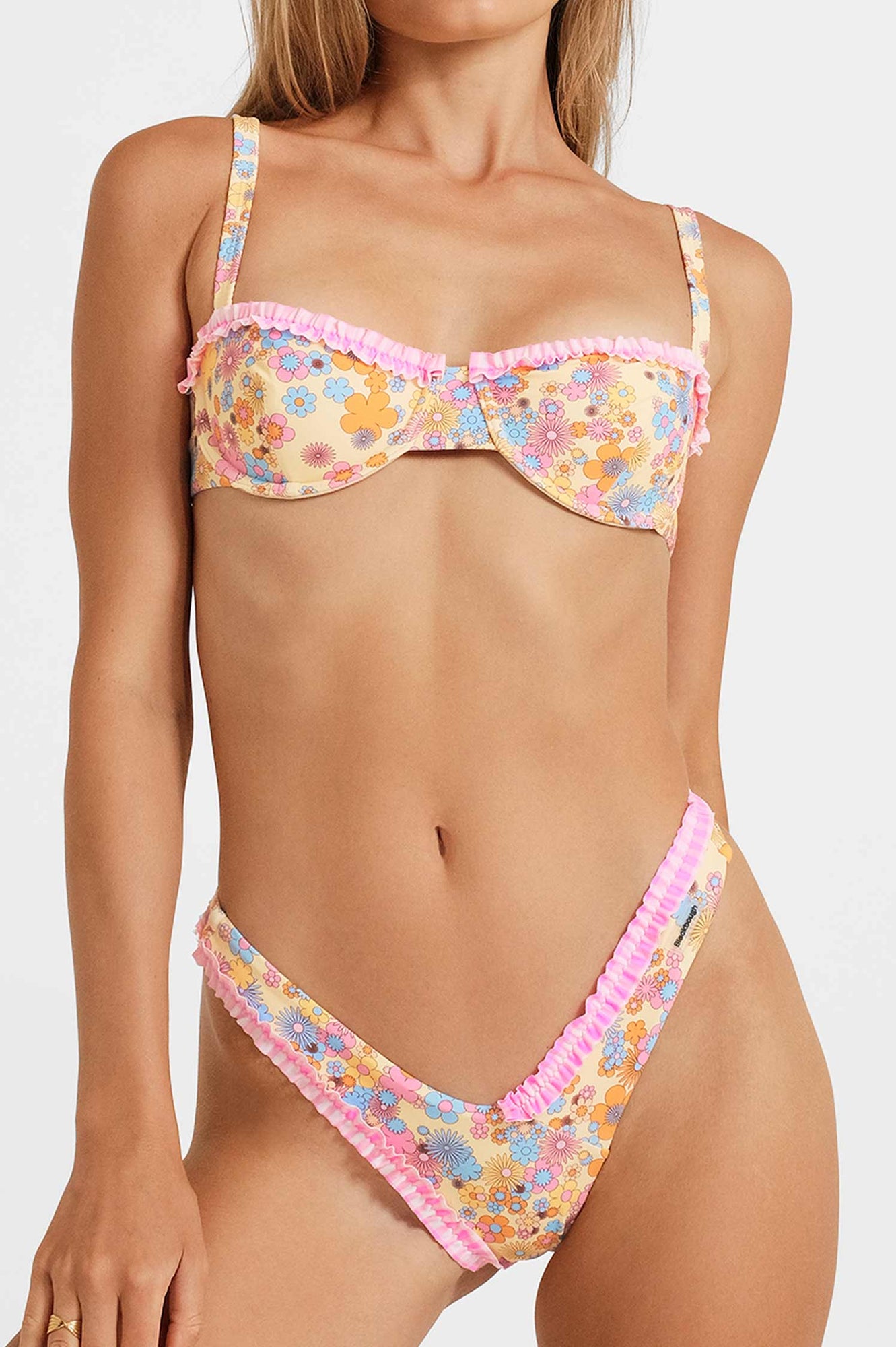 Women | Amelia Frilled Underwire Top | Picnic Party