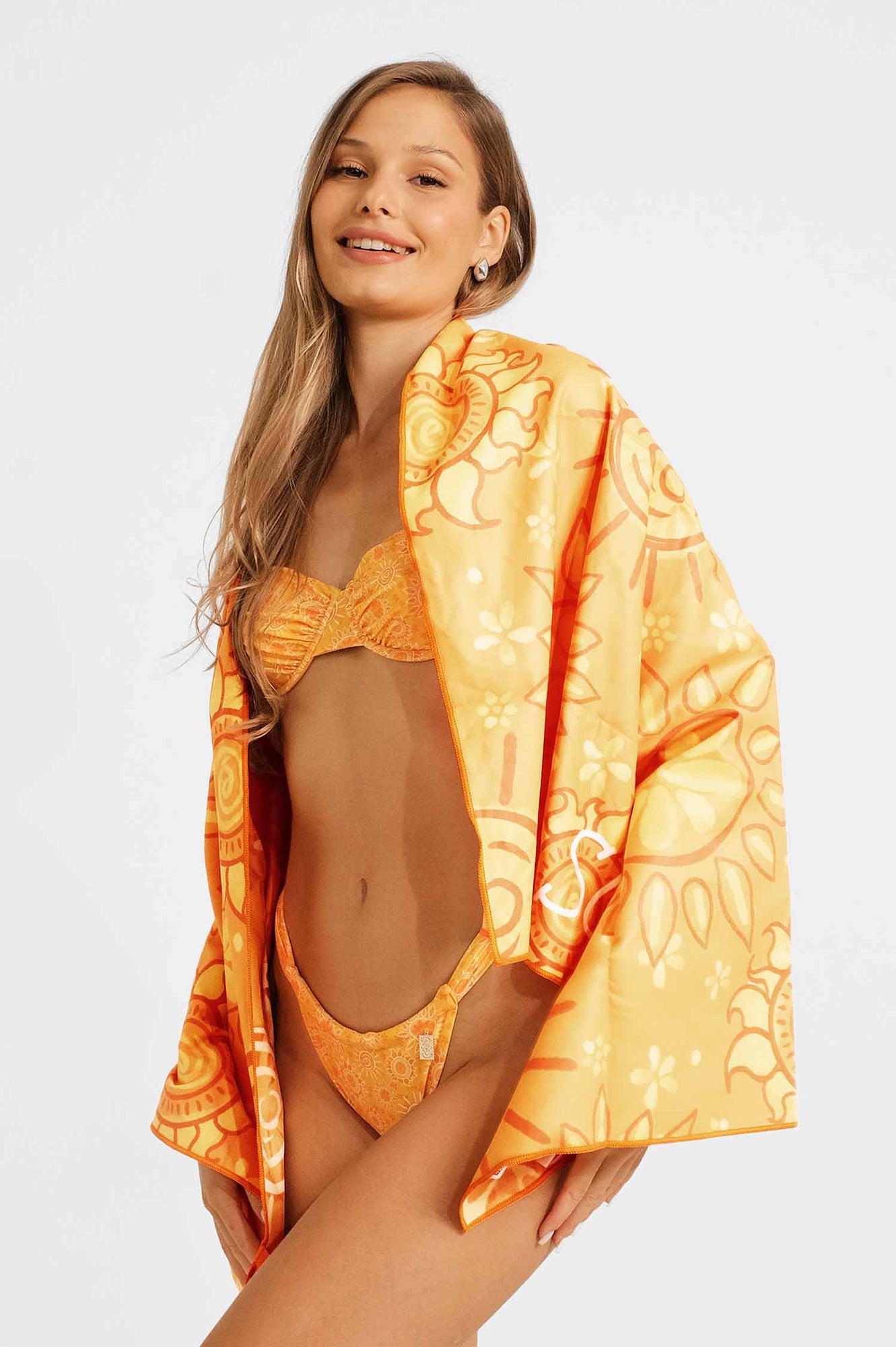 Women | Reversible Packable Beach Towel | Mimosa