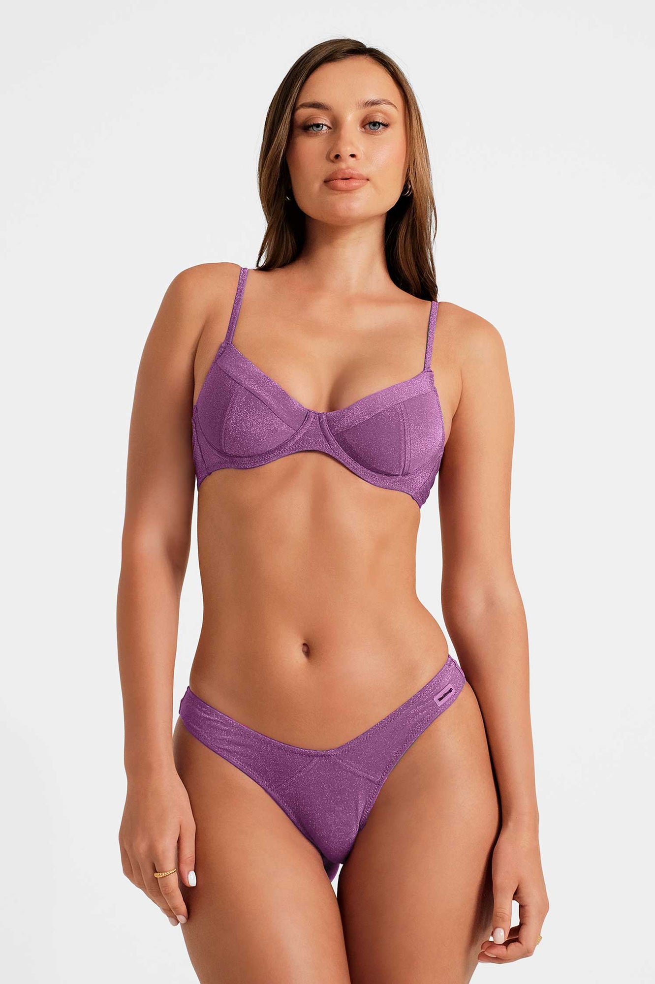 Women | Cindy Push Up Underwire Top | Hollyhock Shimmer