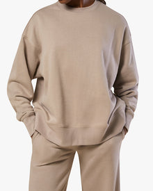Oversized Crewneck Sweatshirt | Cashmere