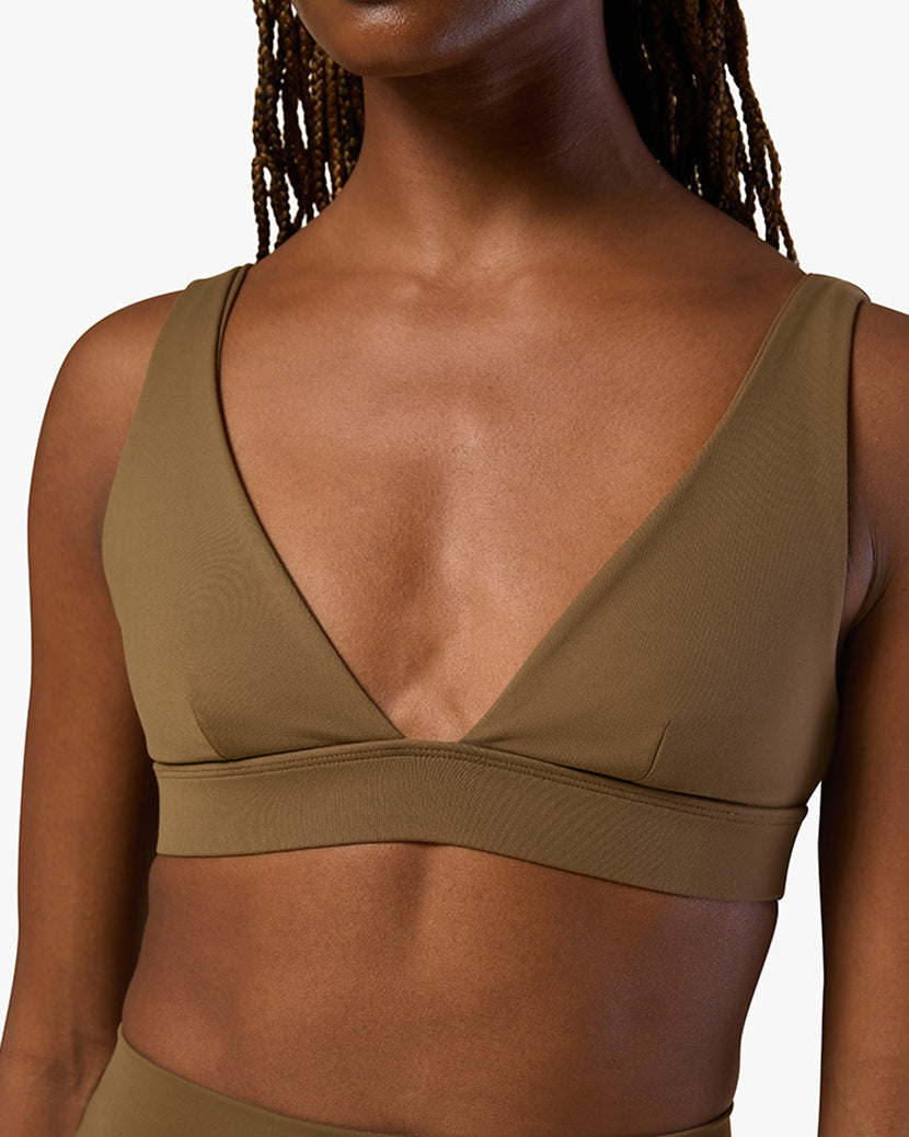 V-neck Bralette | Kangaroo
