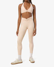 Ruched V-legging | Ballet Slipper