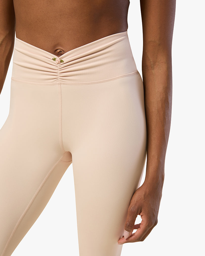 Ruched V-legging | Ballet Slipper