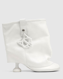 Womens | Bam Leather Boot | White