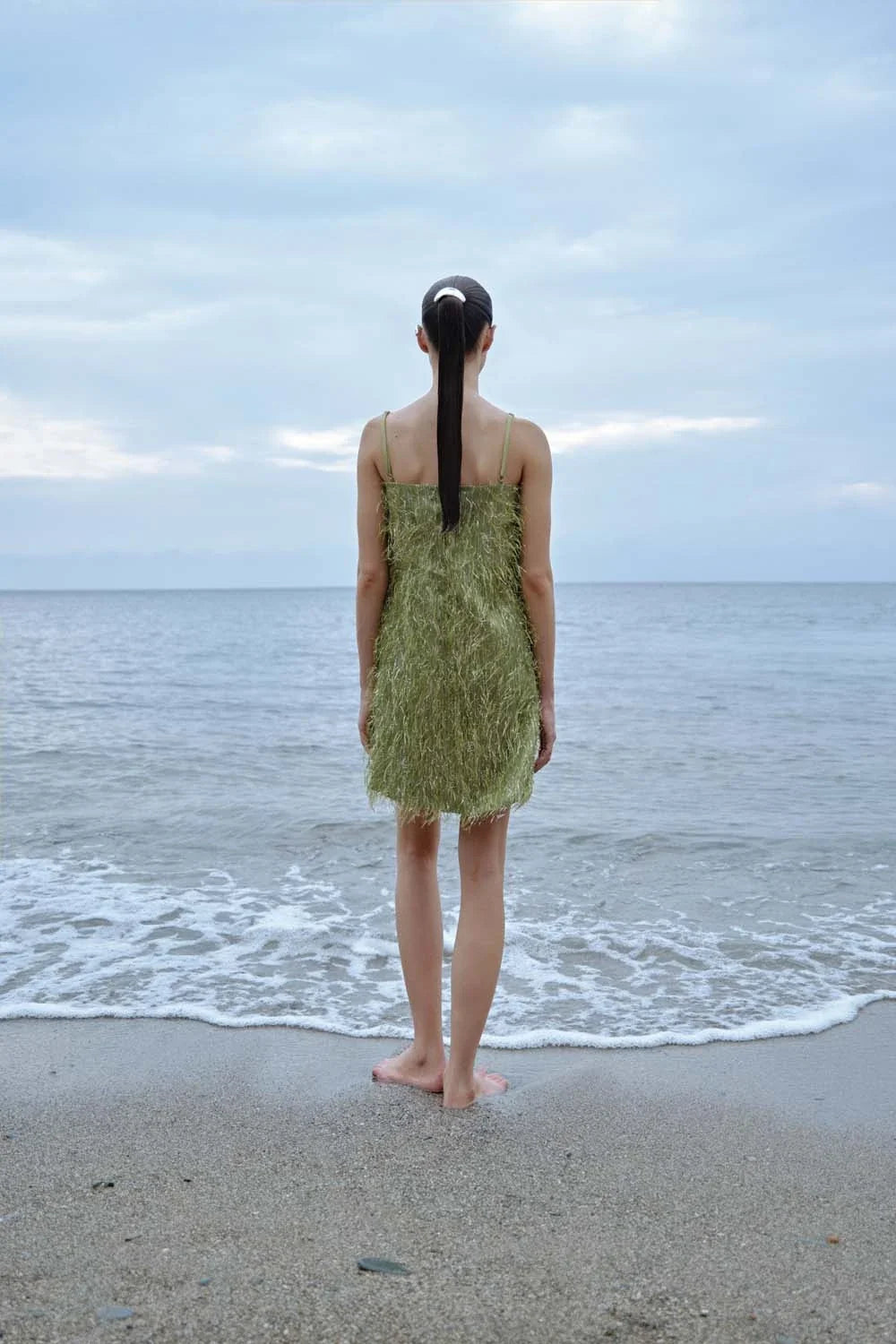 Medusa Mini Dress | Lime