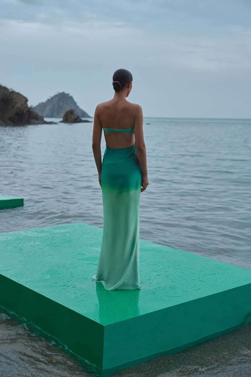 Riri Maxi Dress | Evergreen