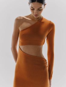 Catira Midi Dress | Marron